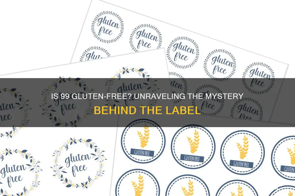 is 99 gluten free