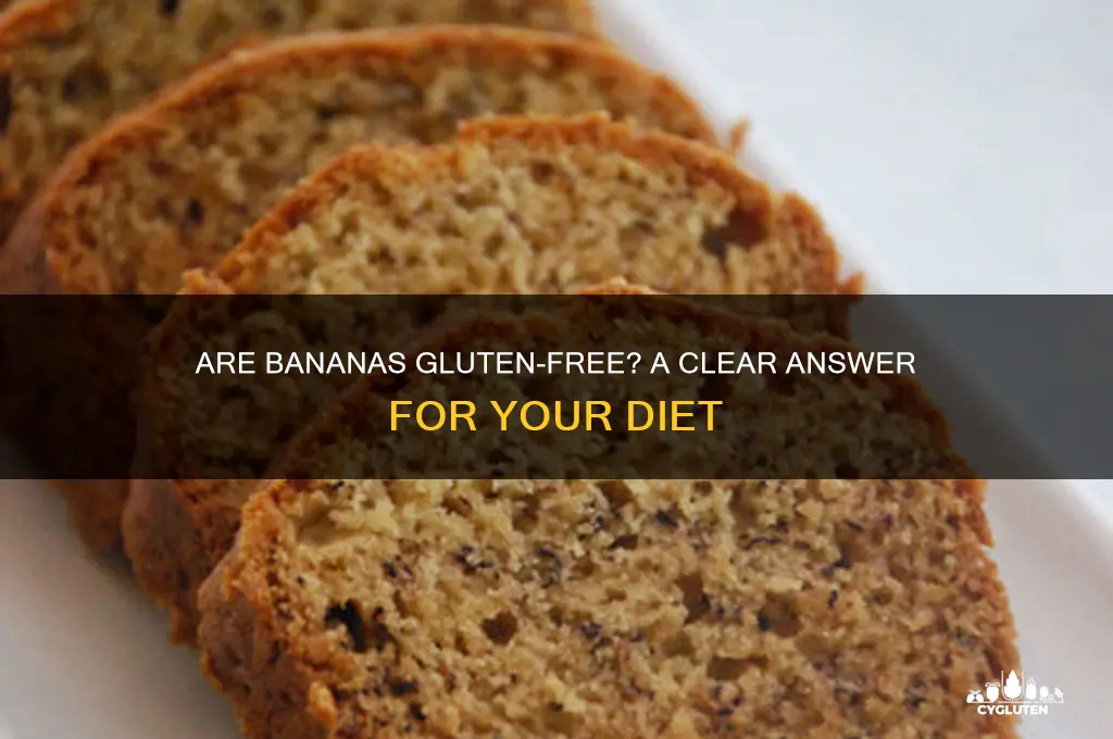 is a banana gluten free