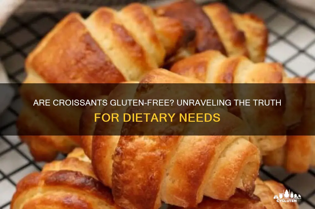 is a croissant gluten free