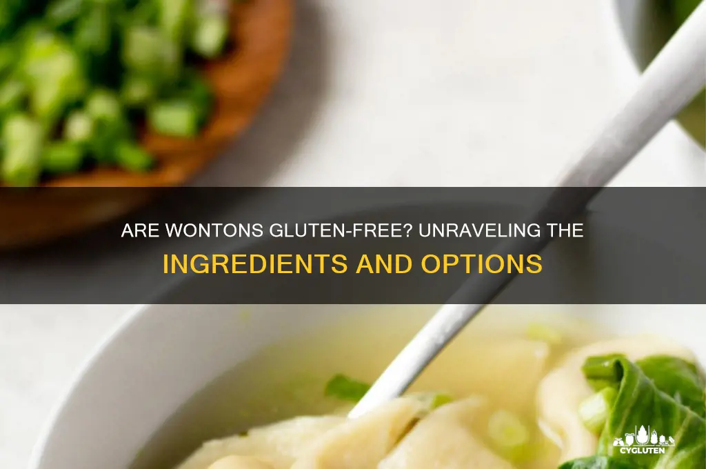is a wonton gluten free