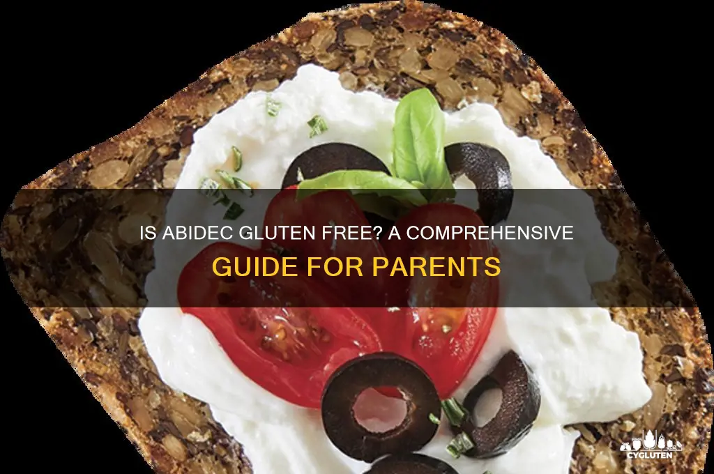 is abidec gluten free