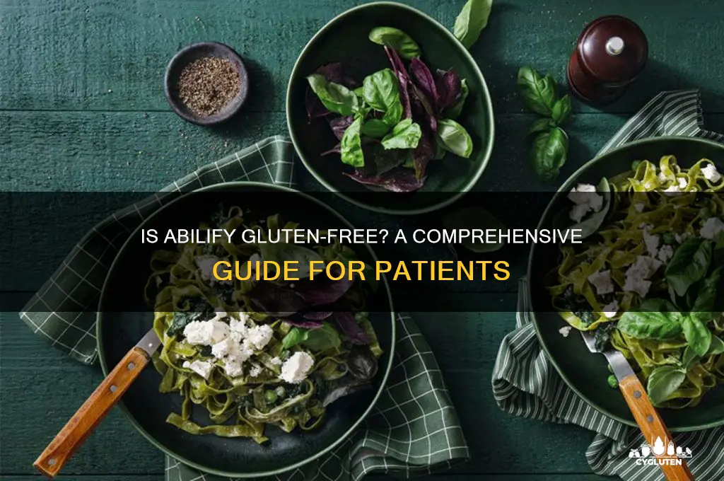is abilify gluten free