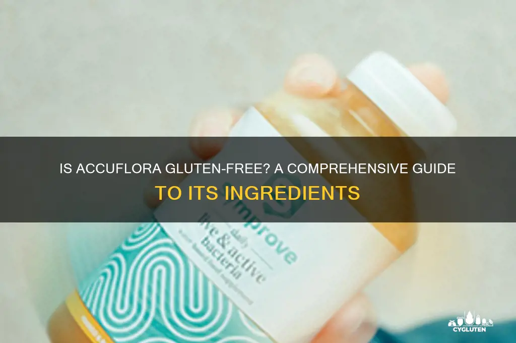 is accuflora gluten free