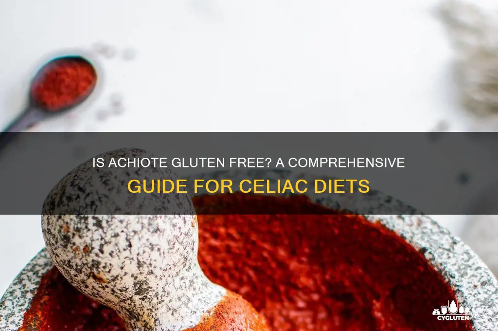 is achiote gluten free