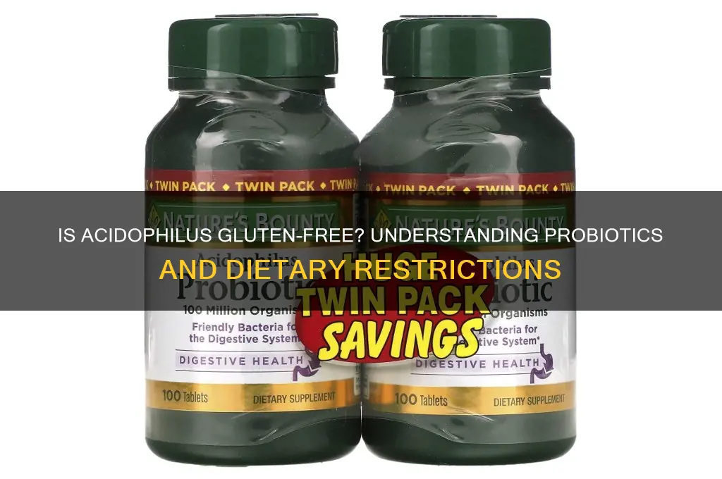 is acidophilus gluten free