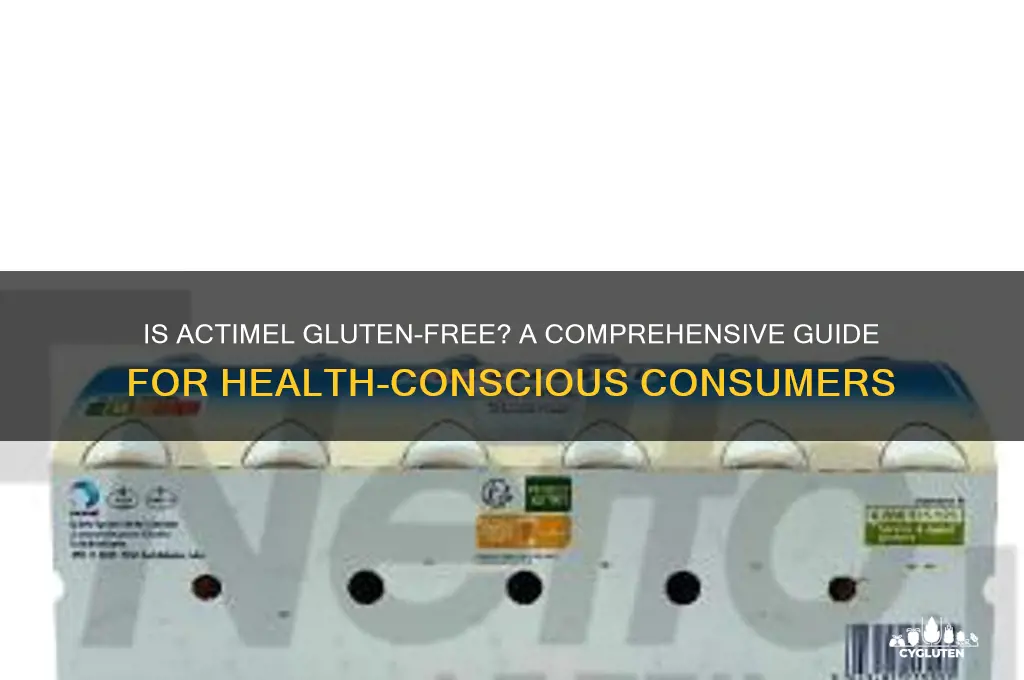 is actimel gluten free