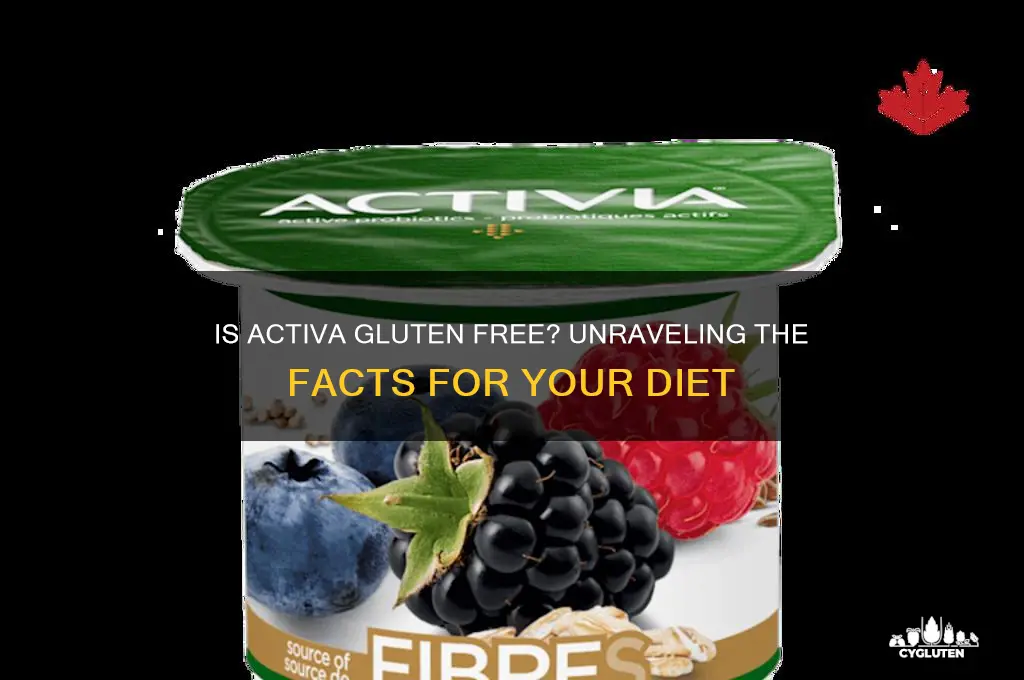 is activa gluten free