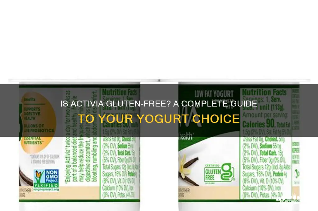 is activia gluten free