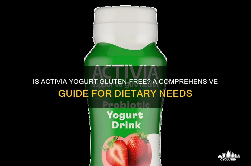 is activia yogurt gluten free