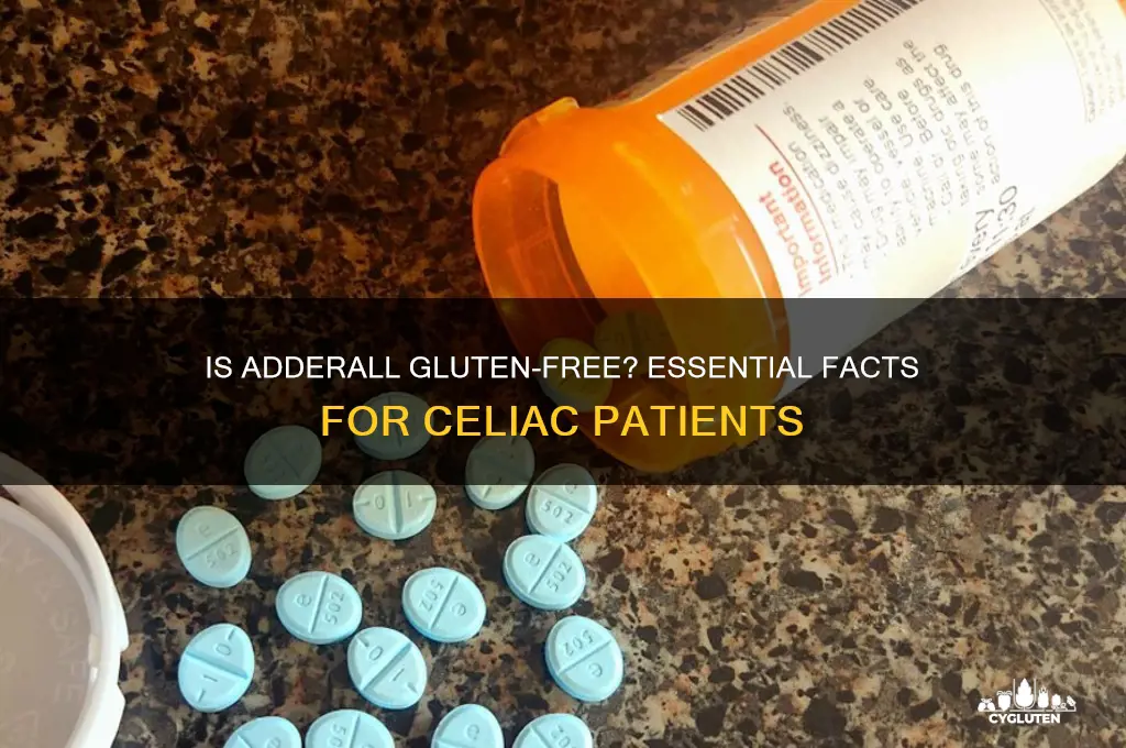 is adderall gluten-free