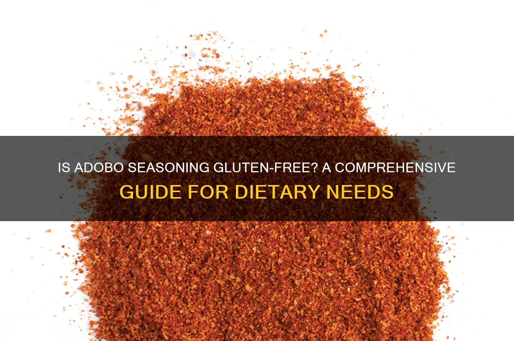 is adobo seasoning gluten free