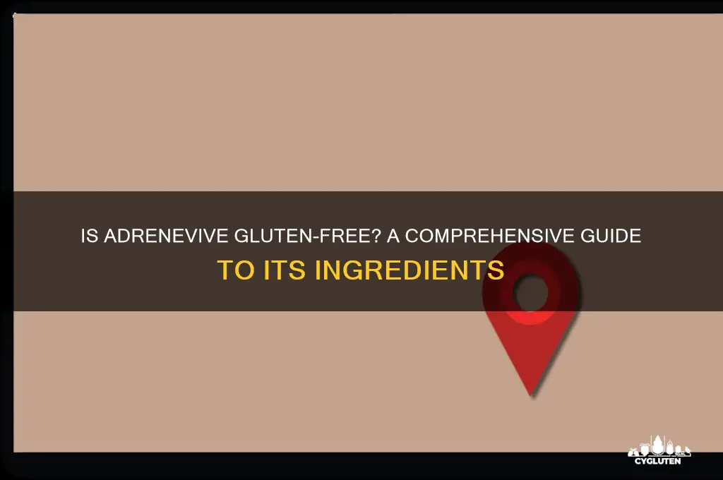 is adrenevive gluten free