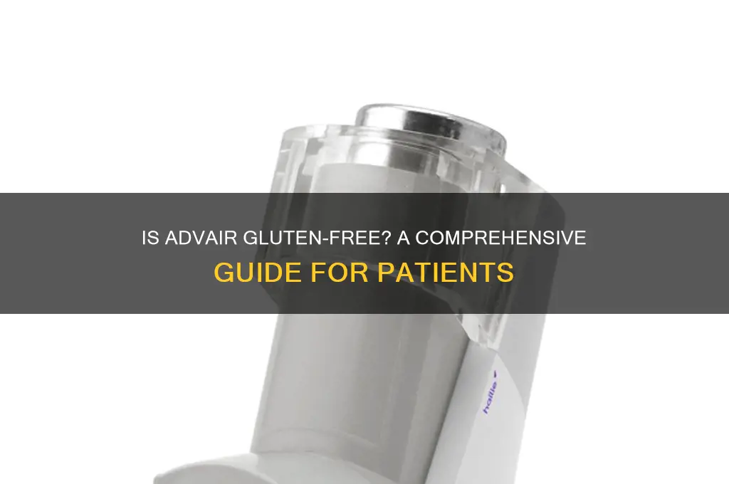 is advair gluten free