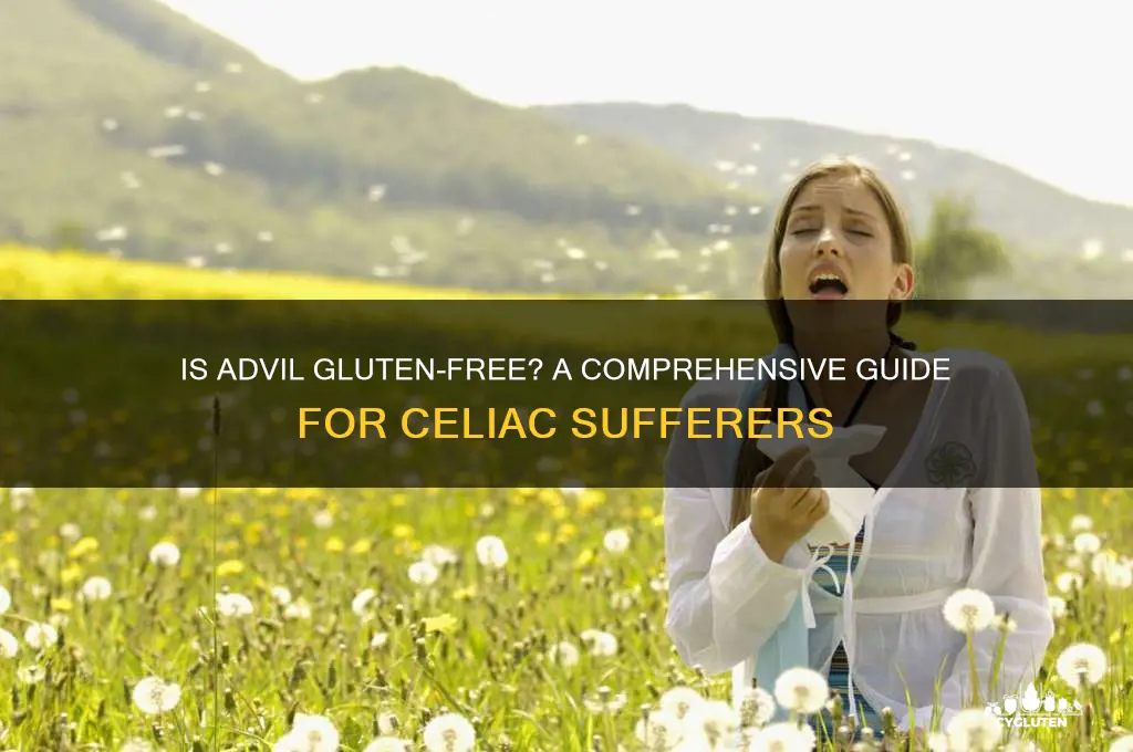 is advil gluten-free