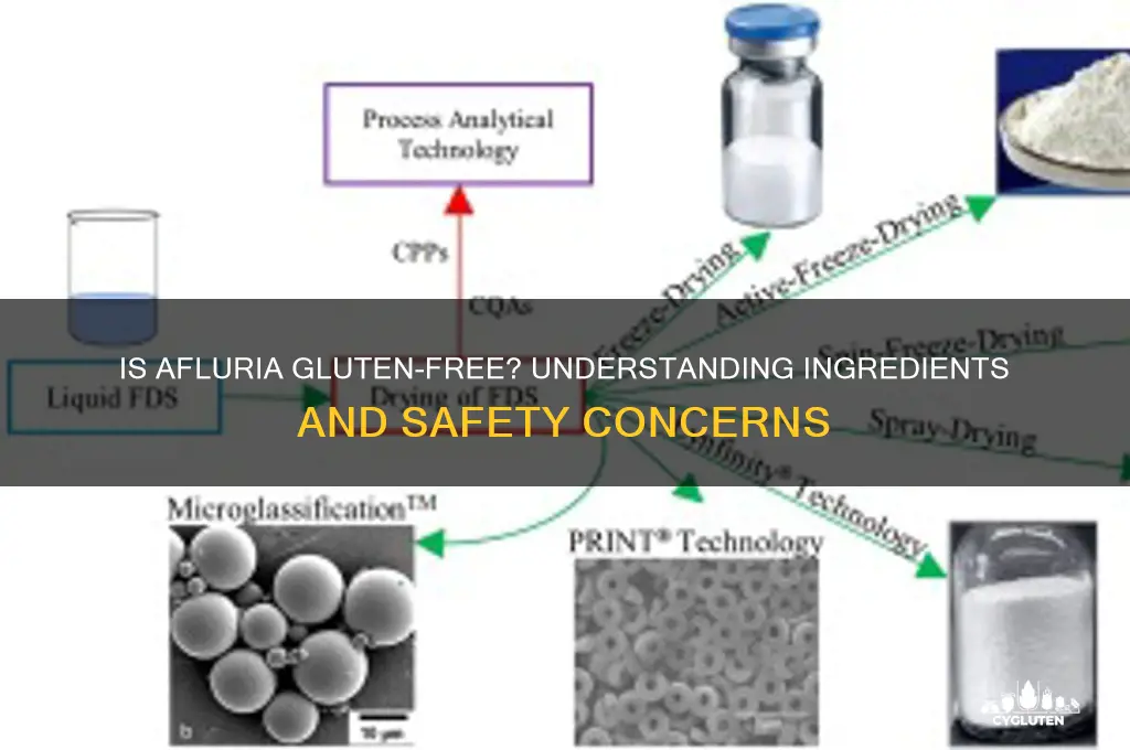 is afluria gluten free