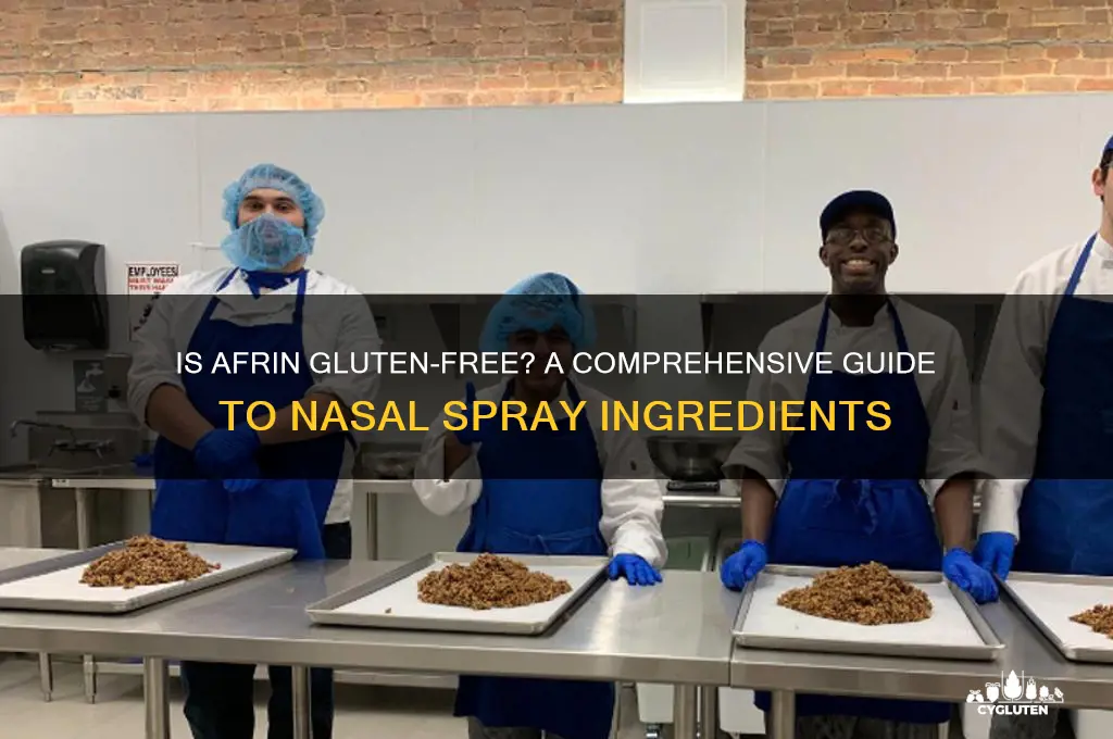 is afrin gluten free