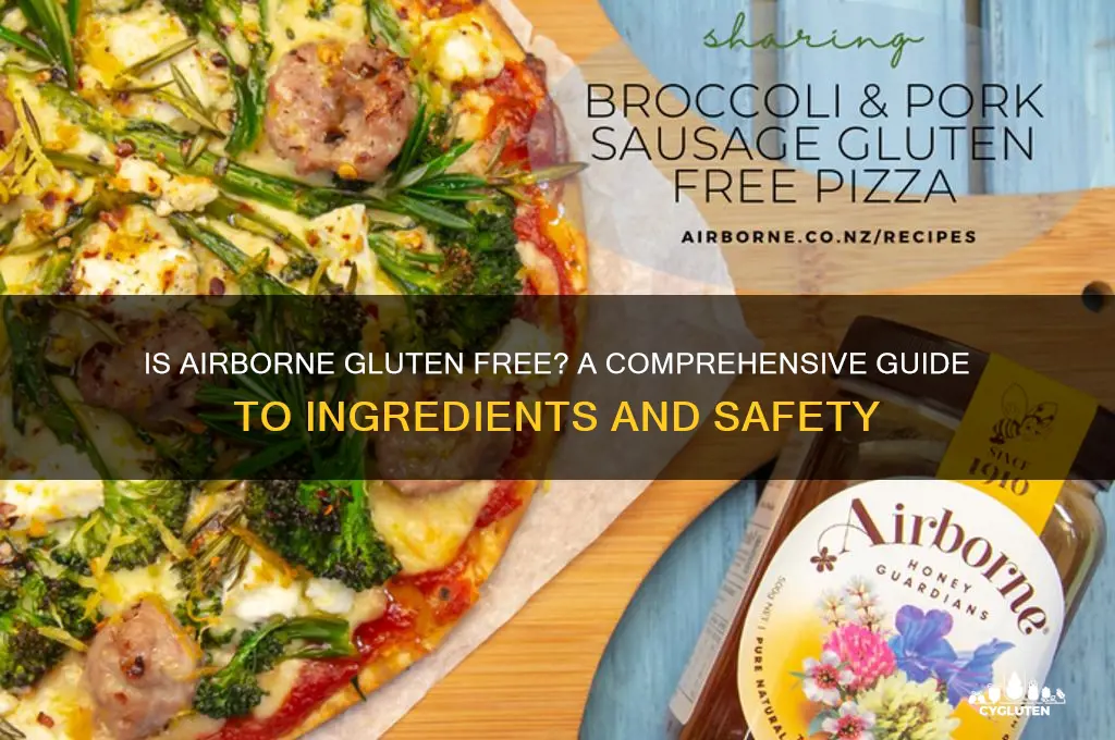 is airborne gluten free