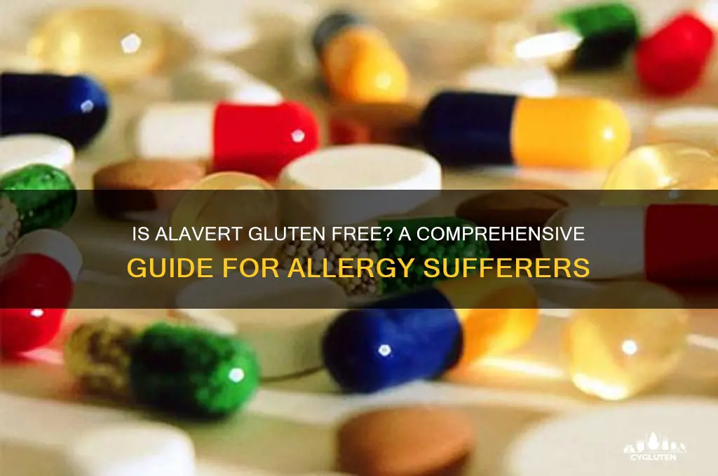 is alavert gluten free