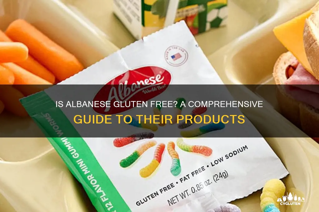 is albanese gluten free