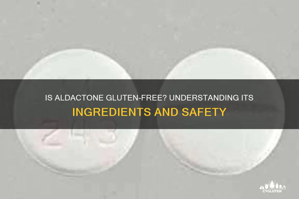 is aldactone gluten free