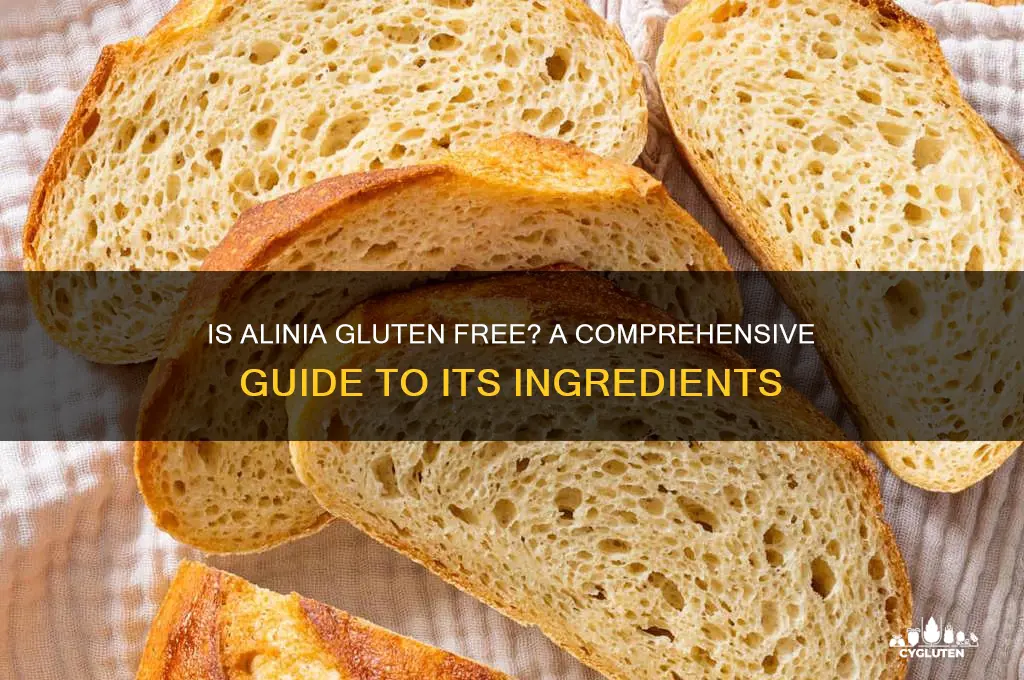 is alinia gluten free
