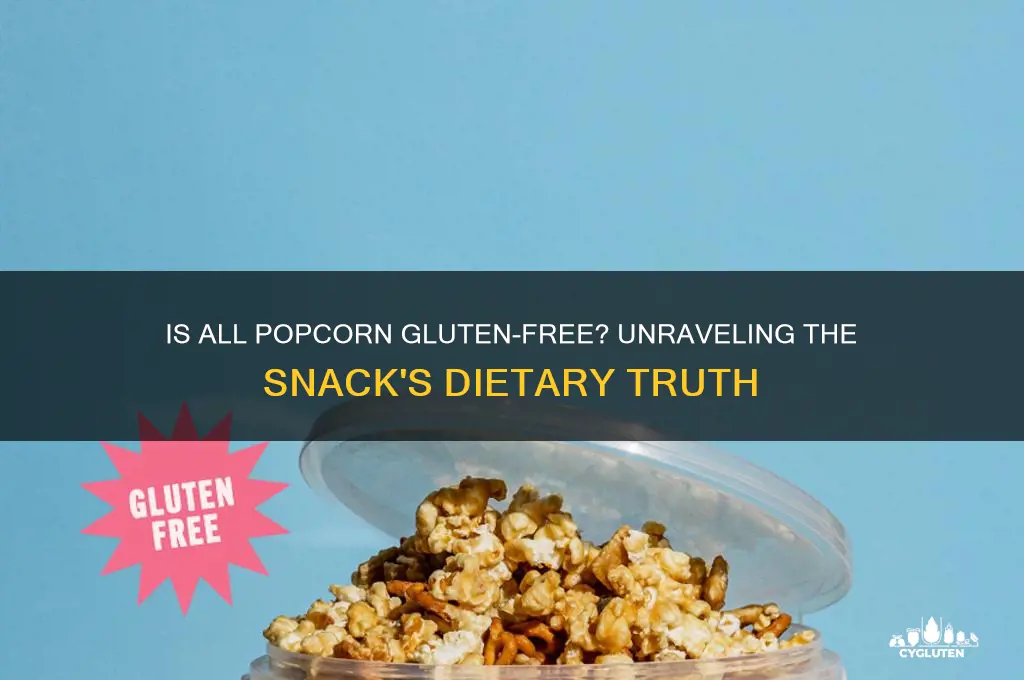 is all popcorn gluten free