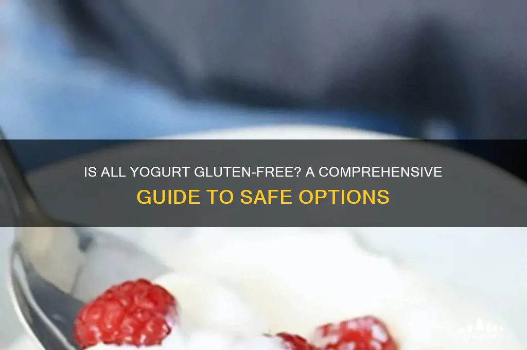 is all yogurt gluten free