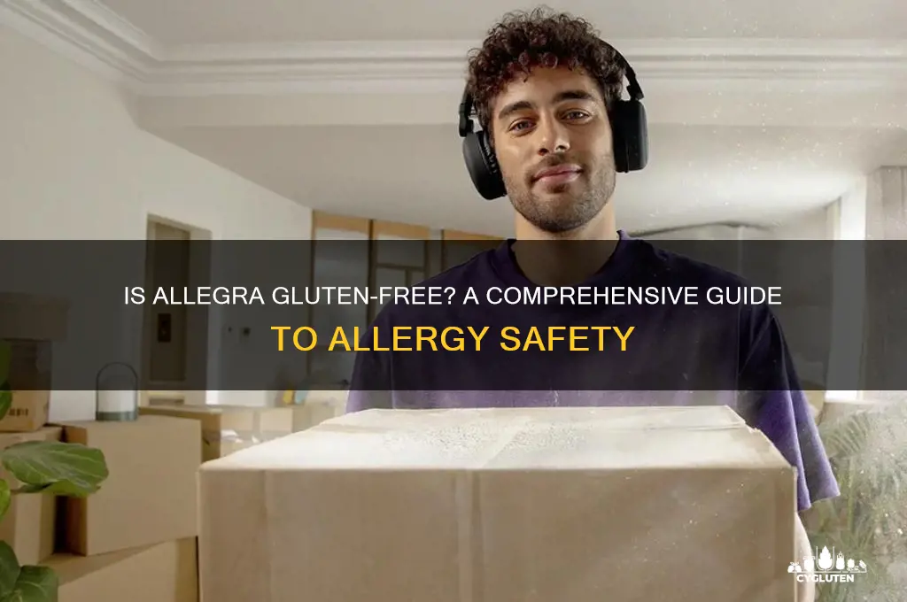 is allegra gluten free