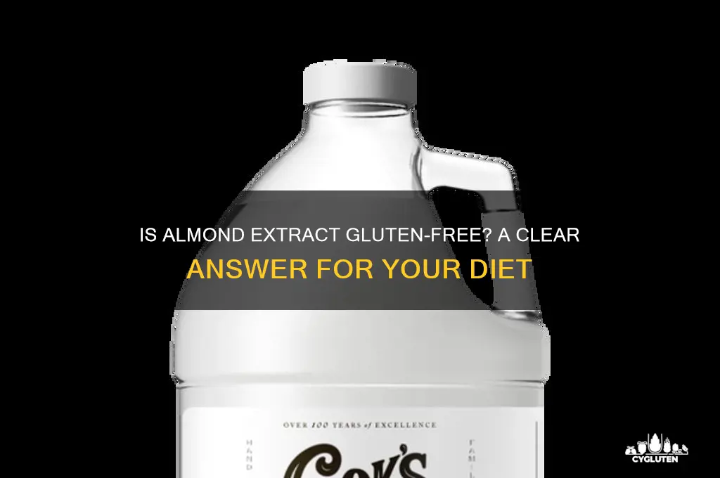 is almond extract gluten free