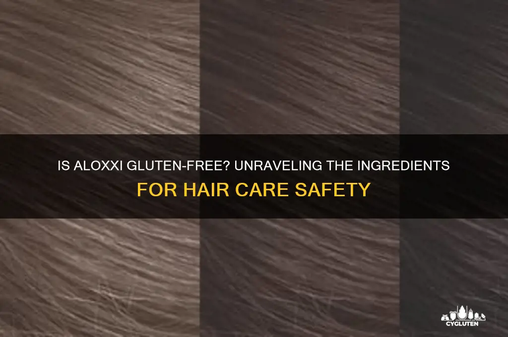 is aloxxi gluten free