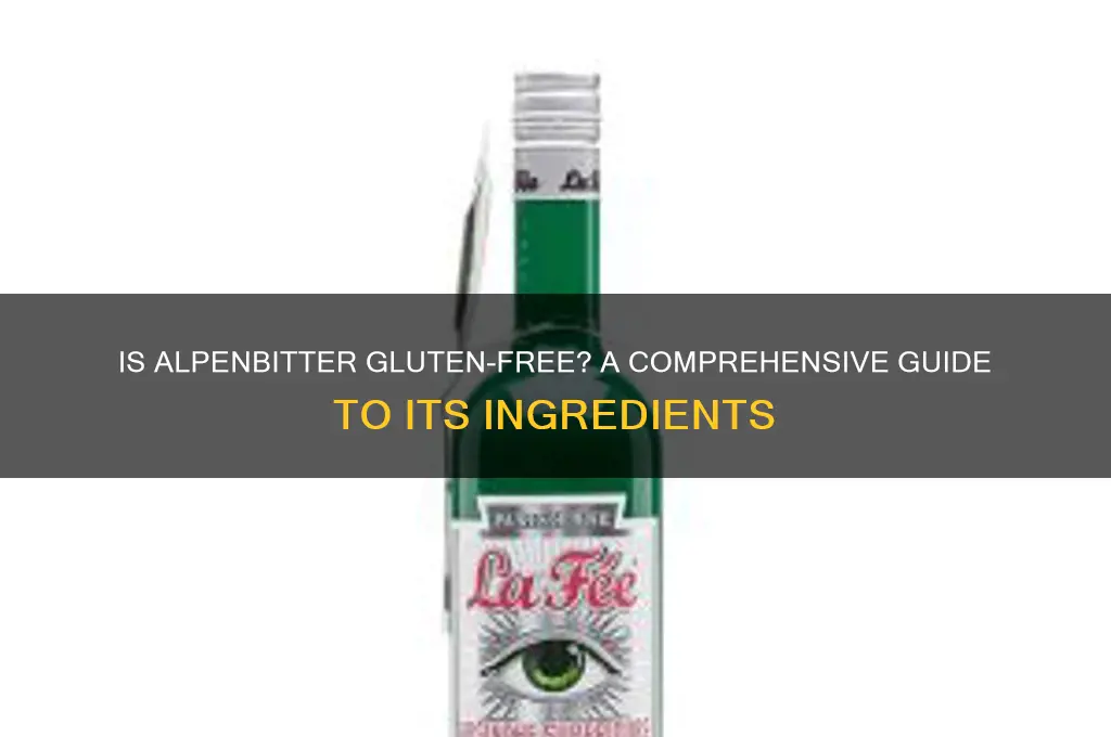 is alpenbitter gluten free