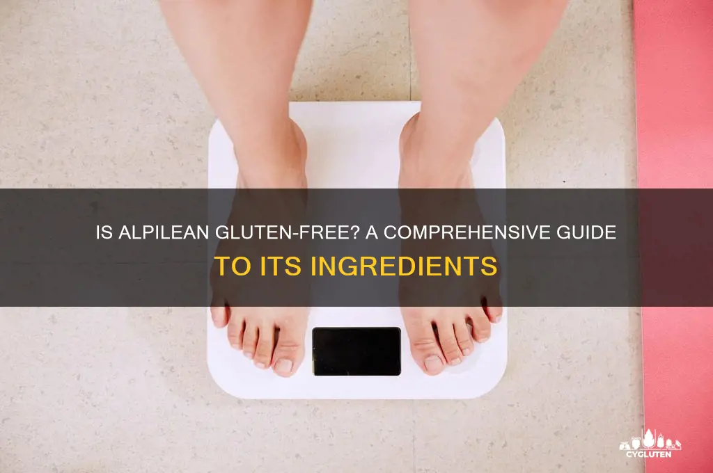 is alpilean gluten free
