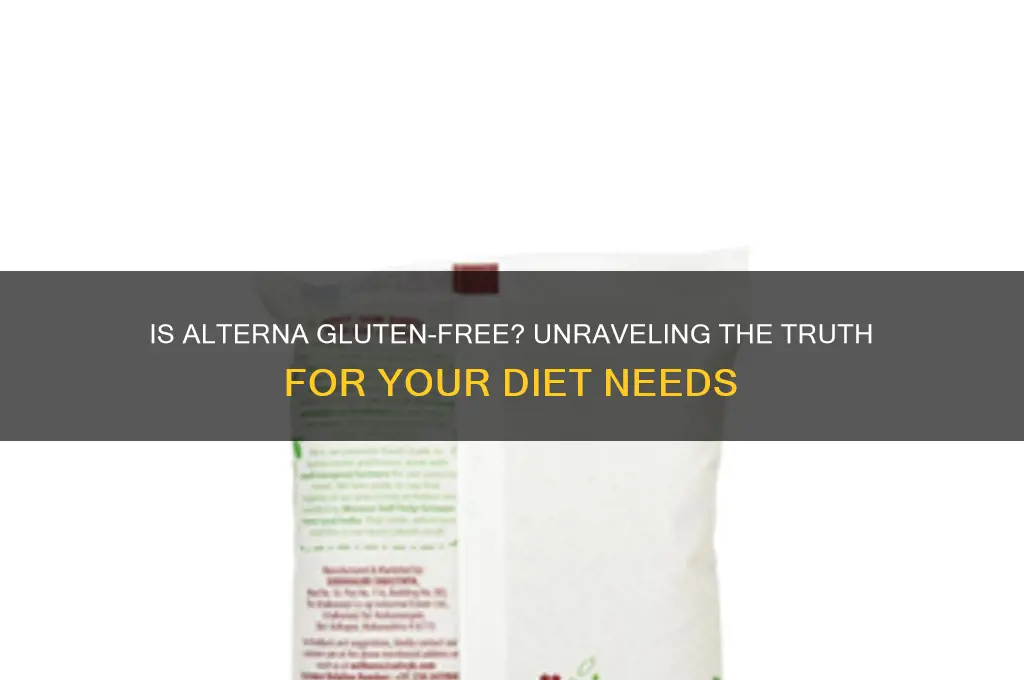 is alterna gluten free