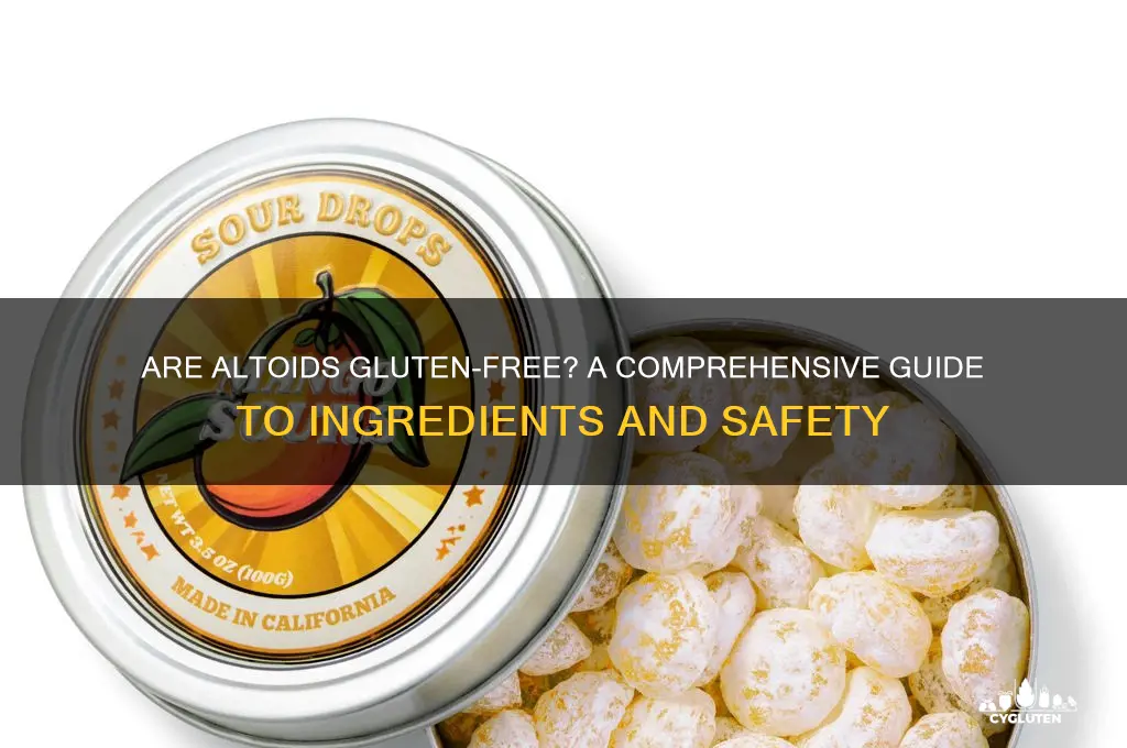 is altoids gluten free