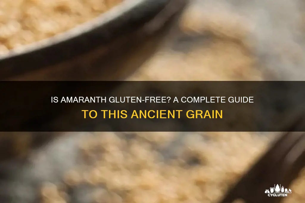 is amaranth gluten-free