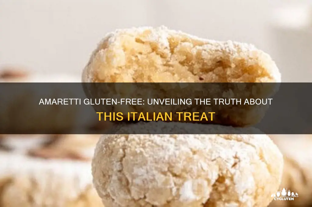 is amaretti gluten free