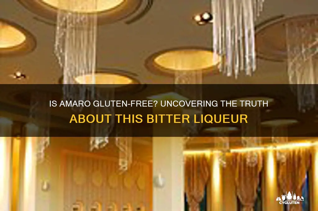 is amaro gluten-free
