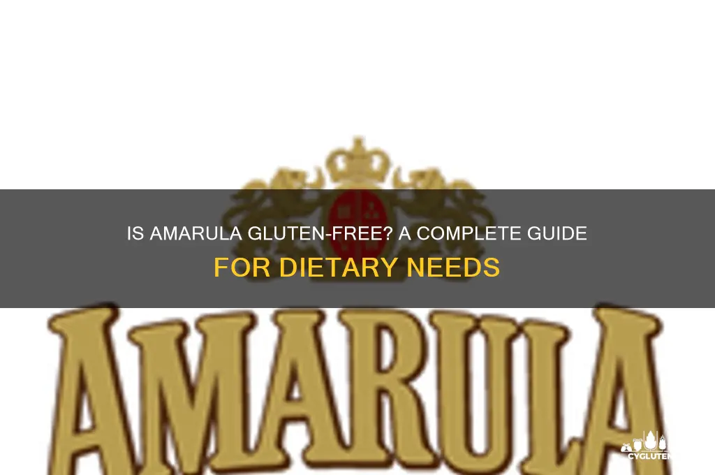 is amarula gluten free