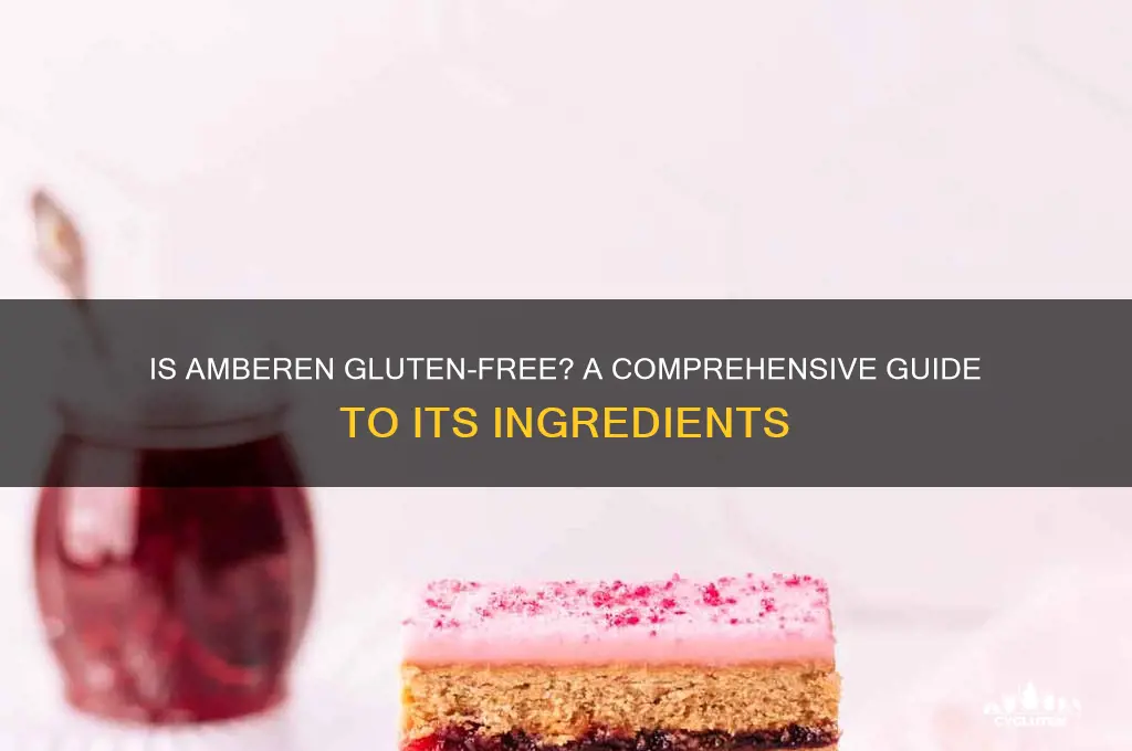 is amberen gluten free