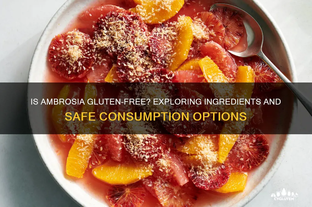 is ambrosia gluten free