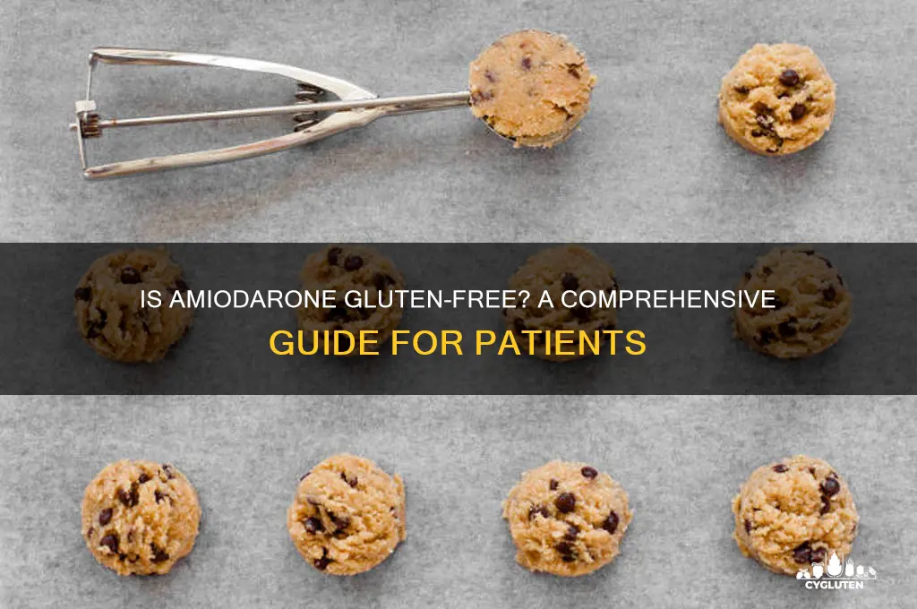 is amiodarone gluten free