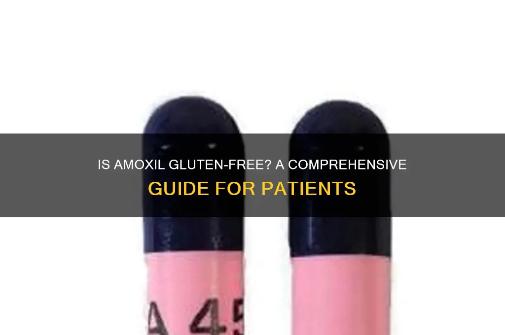 is amoxil gluten free