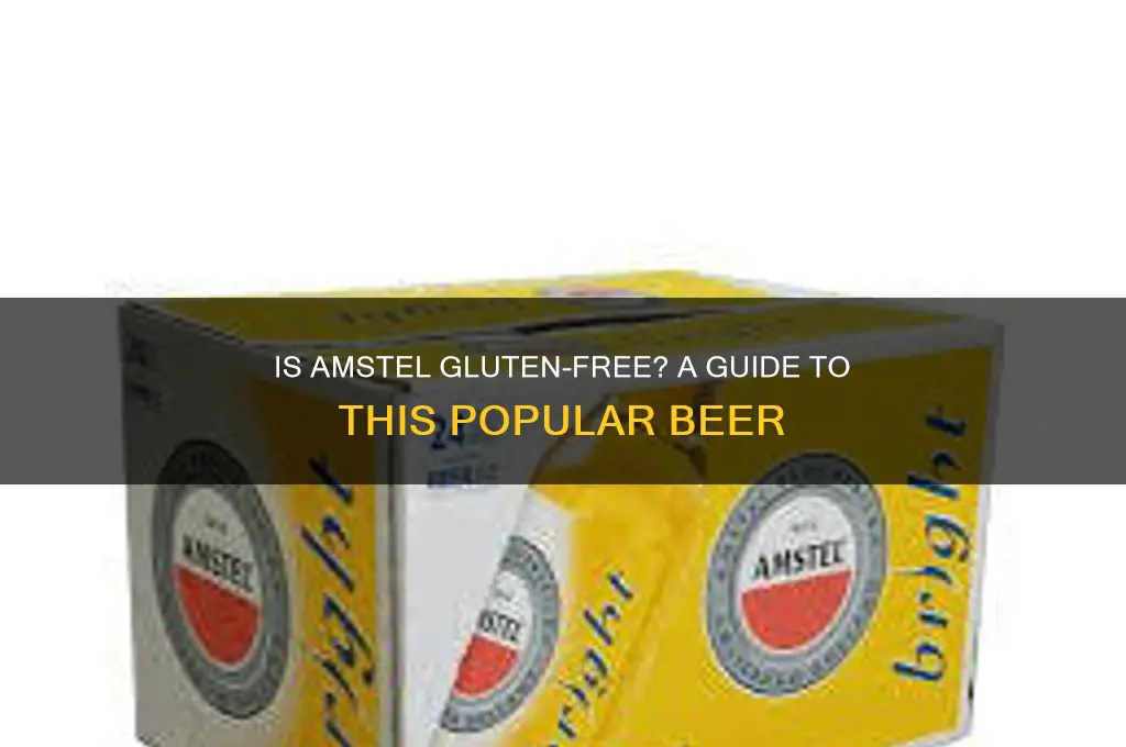 is amstel gluten free