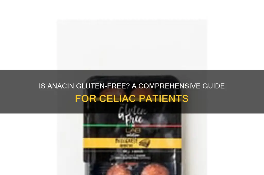 is anacin gluten free