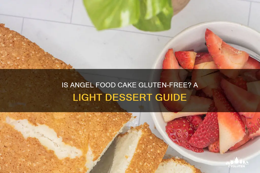 is angel cake gluten free