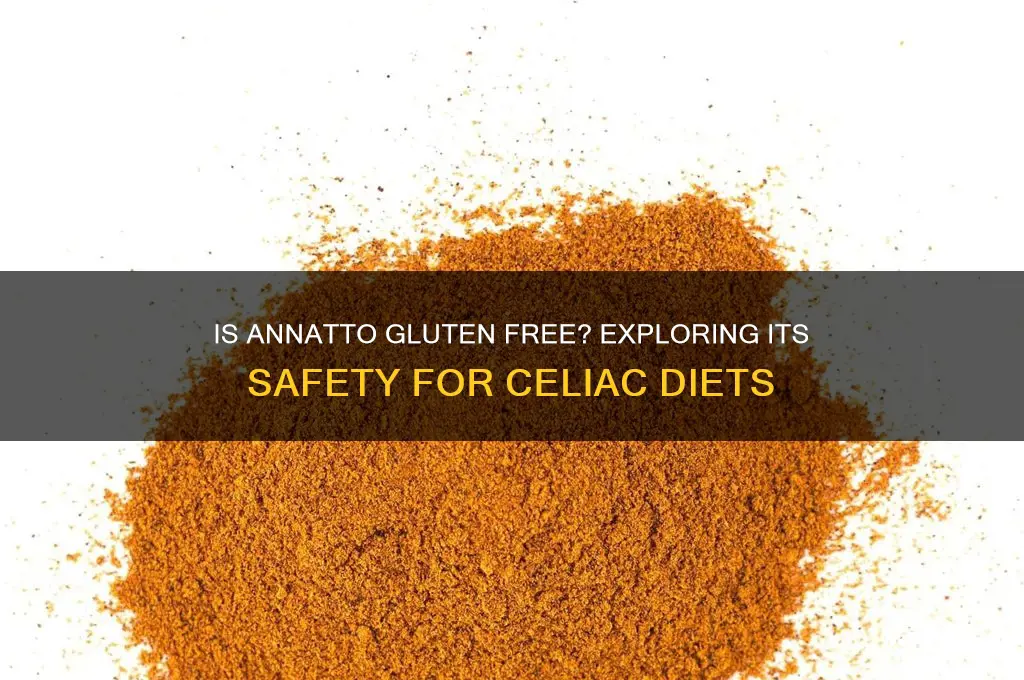 is annatto gluten free