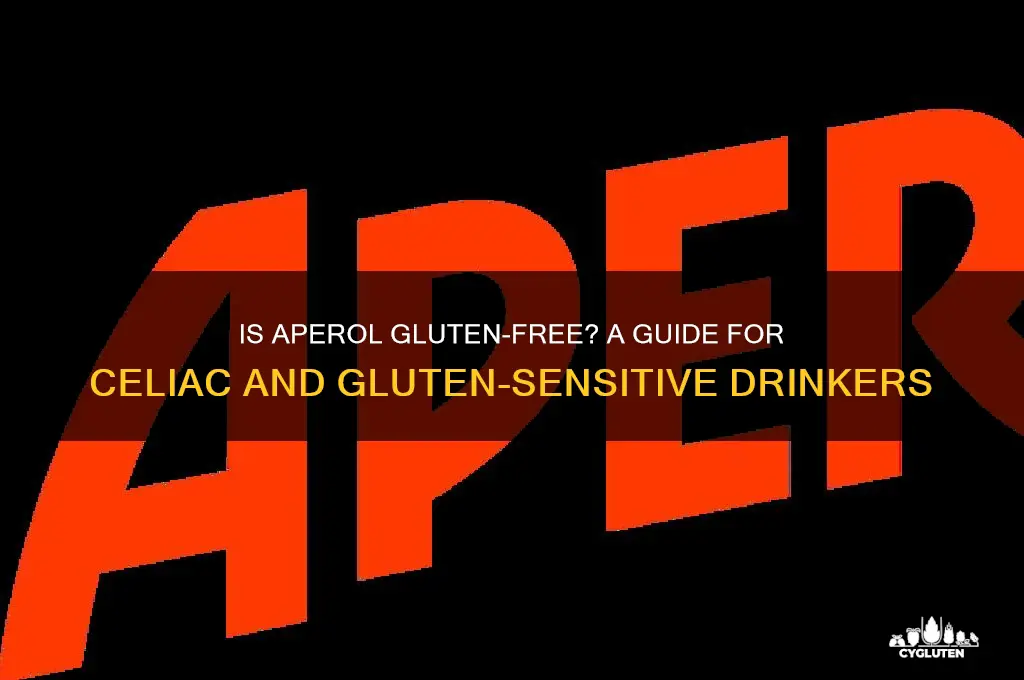 is aperol gluten free