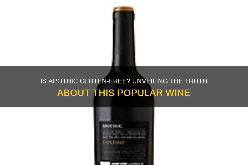 is apothic gluten free