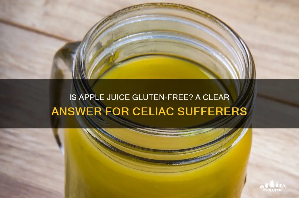 is apple juice gluten free