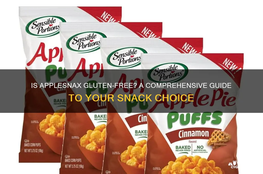 is applesnax gluten free